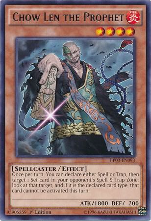 Chow Len the Prophet BP03-EN093 card from Battle Pack 3: Monster League