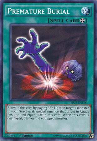 Premature Burial BP03-EN136 card from Battle Pack 3: Monster League