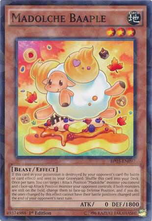 Madolche Baaple (Shatterfoil) BP03-EN097 card from Battle Pack 3: Monster League