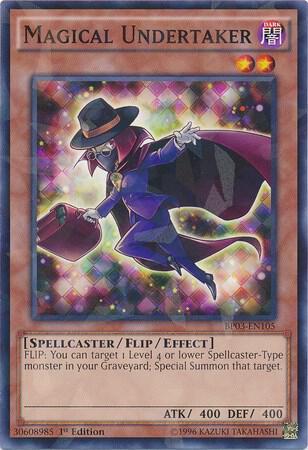 Magical Undertaker (Shatterfoil) BP03-EN105 card from Battle Pack 3: Monster League