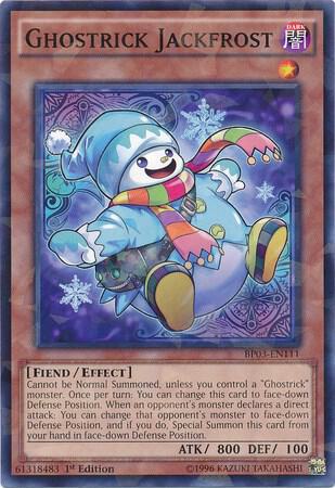 Ghostrick Jackfrost (Shatterfoil) BP03-EN111 card from Battle Pack 3: Monster League