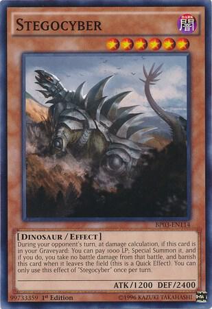 Stegocyber BP03-EN114 card from Battle Pack 3: Monster League