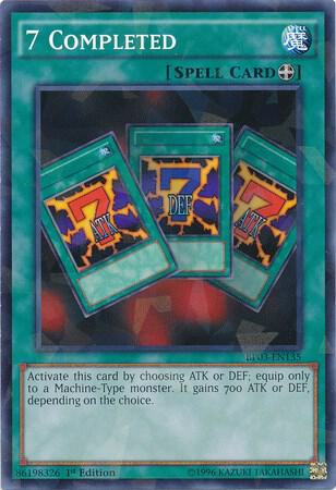 7 Completed (Shatterfoil) BP03-EN135 card from Battle Pack 3: Monster League