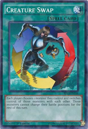 Creature Swap (Shatterfoil) BP03-EN144 card from Battle Pack 3: Monster League