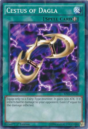 Cestus of Dagla (Shatterfoil) BP03-EN148 card from Battle Pack 3: Monster League