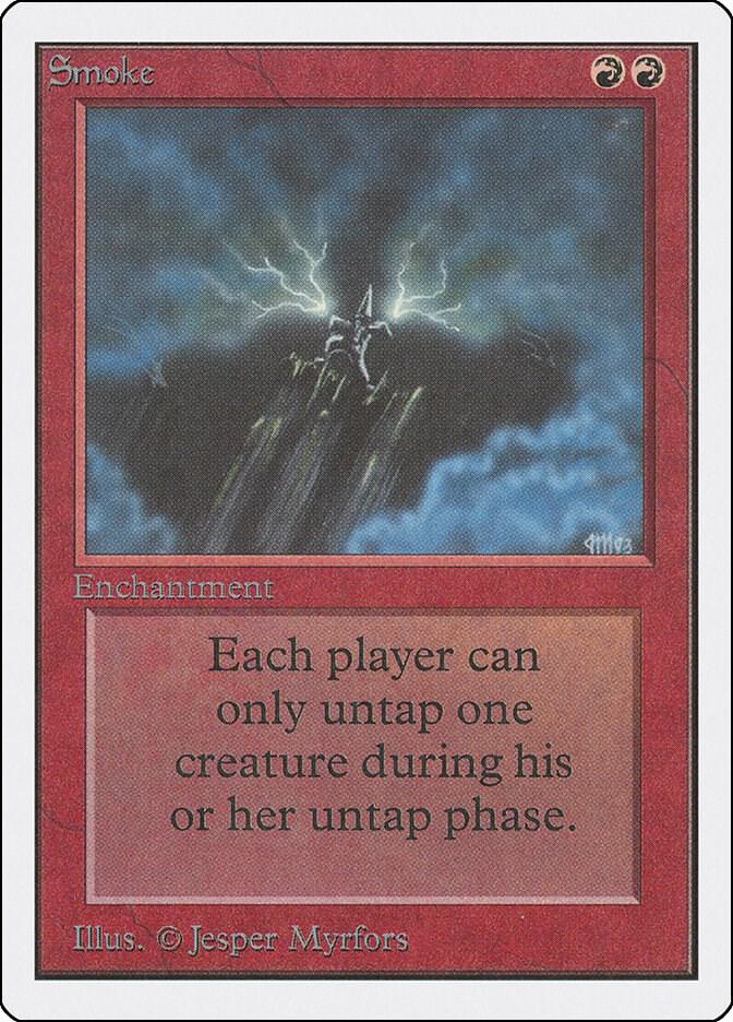 Smoke card from Unlimited Edition
