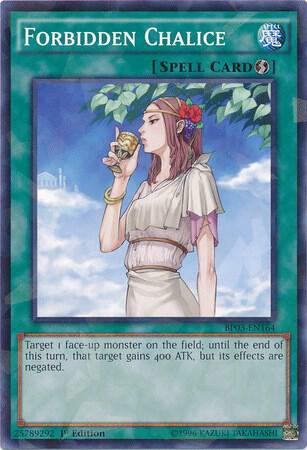 Forbidden Chalice (Shatterfoil) BP03-EN164 card from Battle Pack 3: Monster League