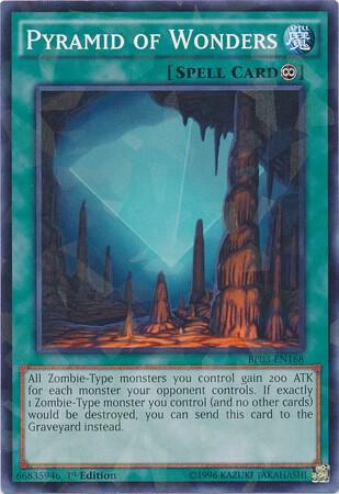 Pyramid of Wonders (Shatterfoil) BP03-EN168 card from Battle Pack 3: Monster League