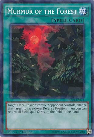 Murmur of the Forest (Shatterfoil) BP03-EN174 card from Battle Pack 3: Monster League