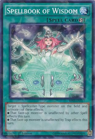 Spellbook of Wisdom (Shatterfoil) BP03-EN177 card from Battle Pack 3: Monster League