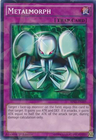 Metalmorph (Shatterfoil) BP03-EN189 card from Battle Pack 3: Monster League