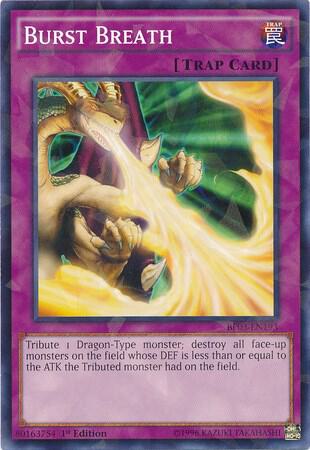Burst Breath (Shatterfoil) BP03-EN193 card from Battle Pack 3: Monster League