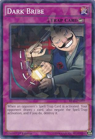 Dark Bribe (Shatterfoil) BP03-EN202 card from Battle Pack 3: Monster League