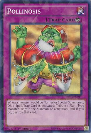 Pollinosis (Shatterfoil) BP03-EN211 card from Battle Pack 3: Monster League