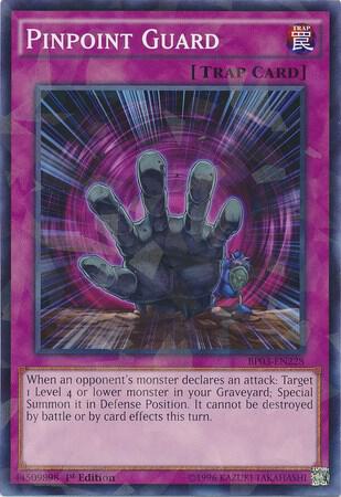 Pinpoint Guard (Shatterfoil) BP03-EN228 card from Battle Pack 3: Monster League