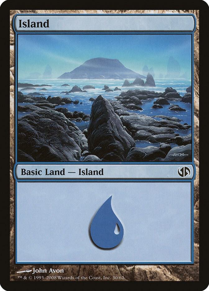 Island 30 card from Duel Decks: Jace vs. Chandra