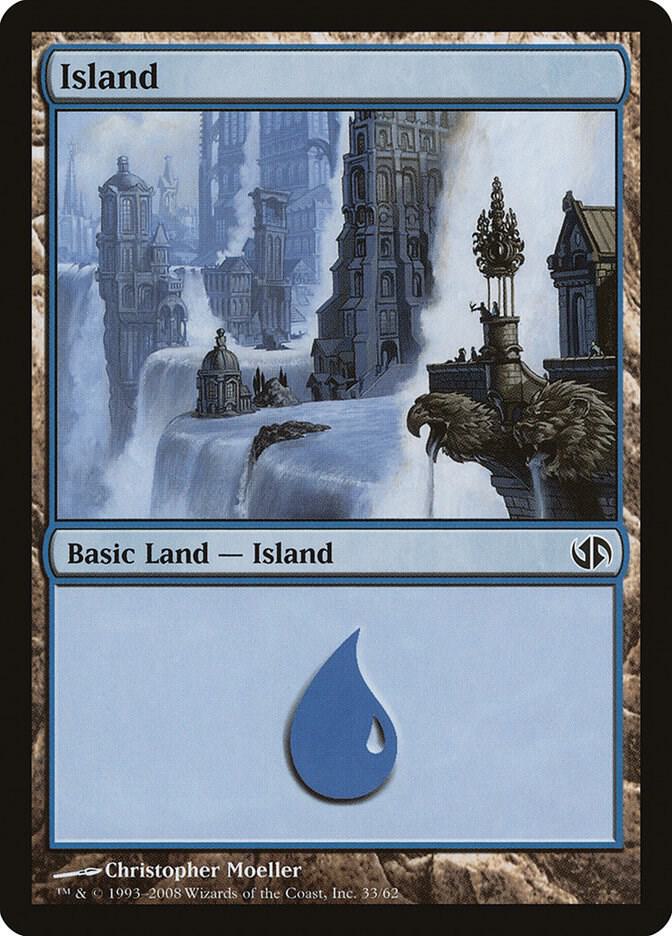 Island 33 card from Duel Decks: Jace vs. Chandra
