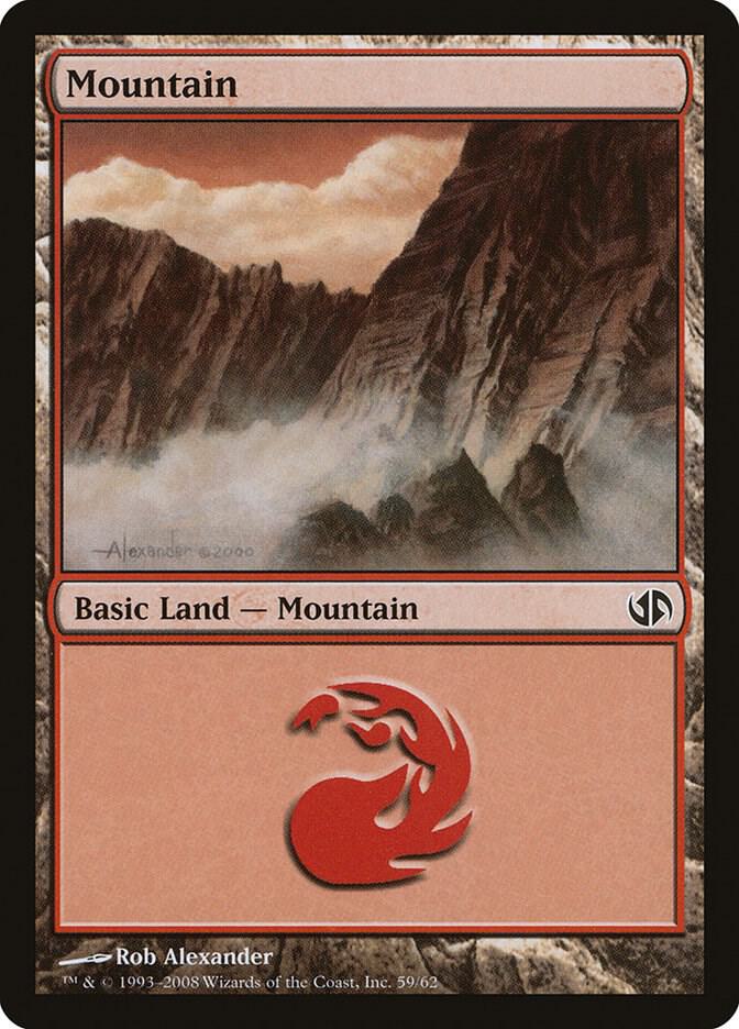 Mountain 59 card from Duel Decks: Jace vs. Chandra