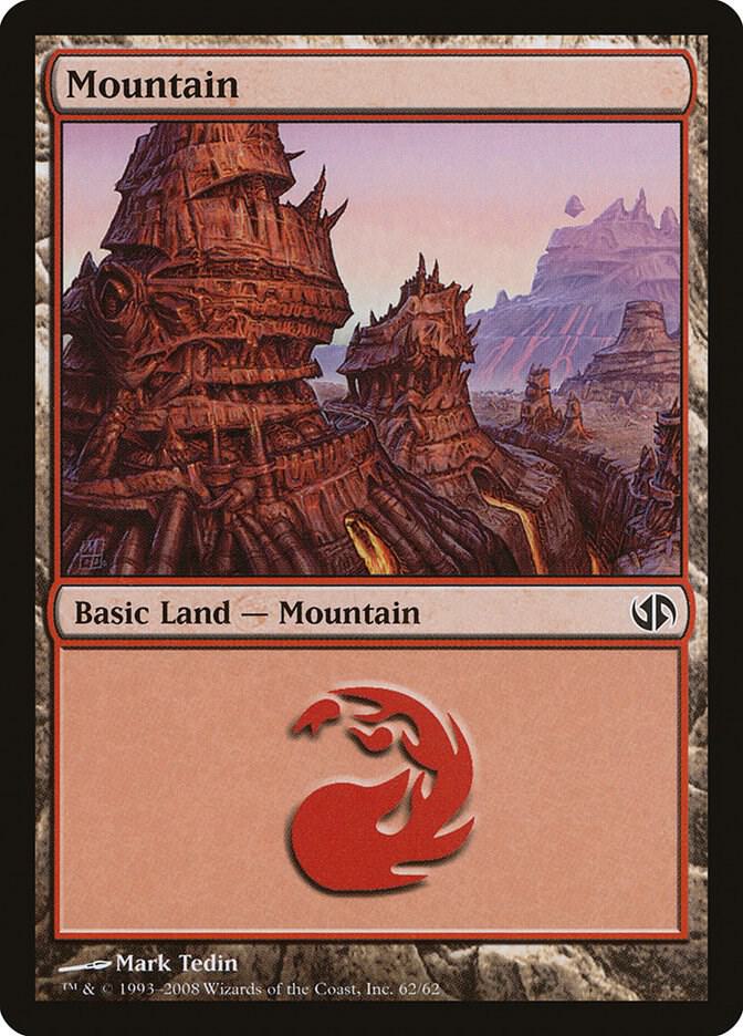 Mountain 62 card from Duel Decks: Jace vs. Chandra