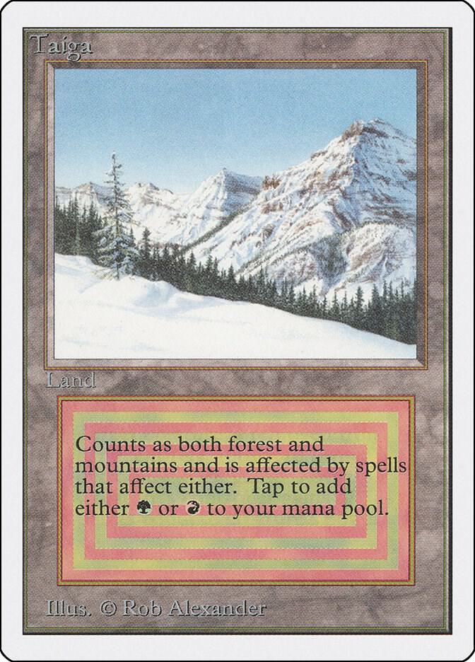Taiga card from Unlimited Edition