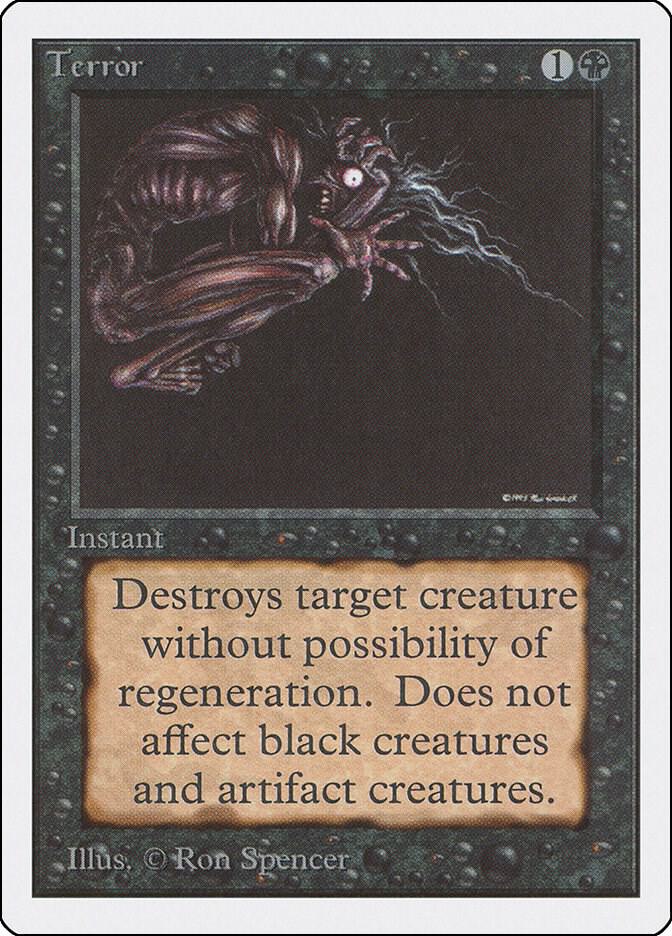 Terror card from Unlimited Edition