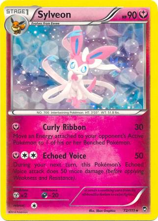 Sylveon - 72/111 (XY Furious Fists) 072/111 card from Deck Exclusives