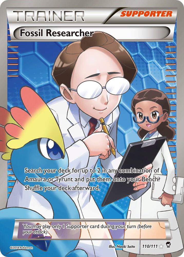 Fossil Researcher (110 Full Art) 110/111 card from XY - Furious Fists