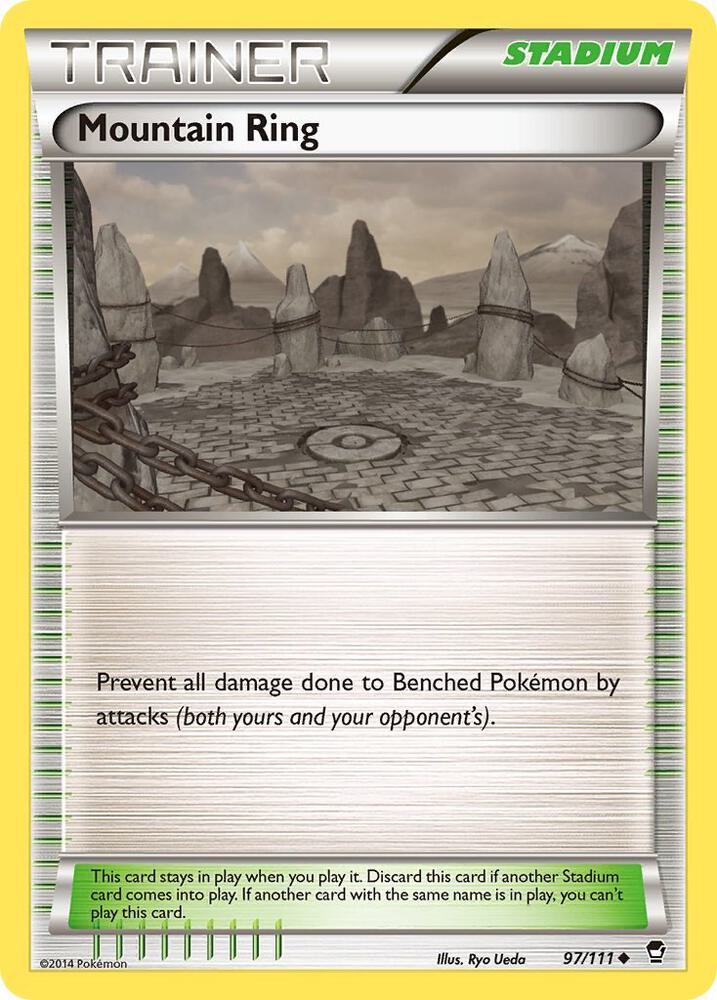 Mountain Ring 97/111 card from XY - Furious Fists