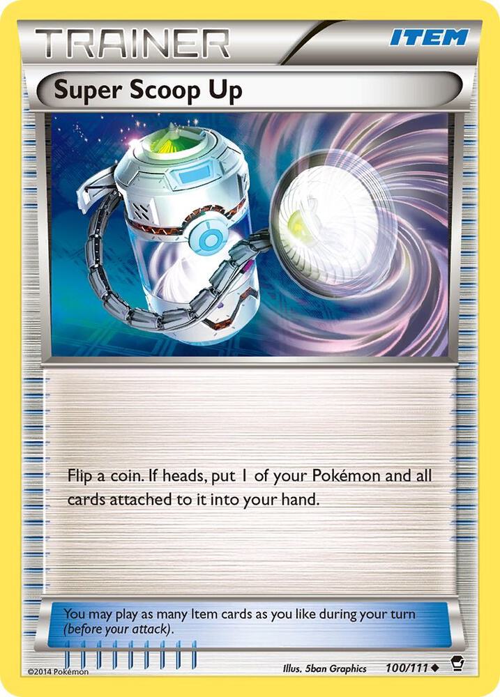 Super Scoop Up 100/111 card from XY - Furious Fists