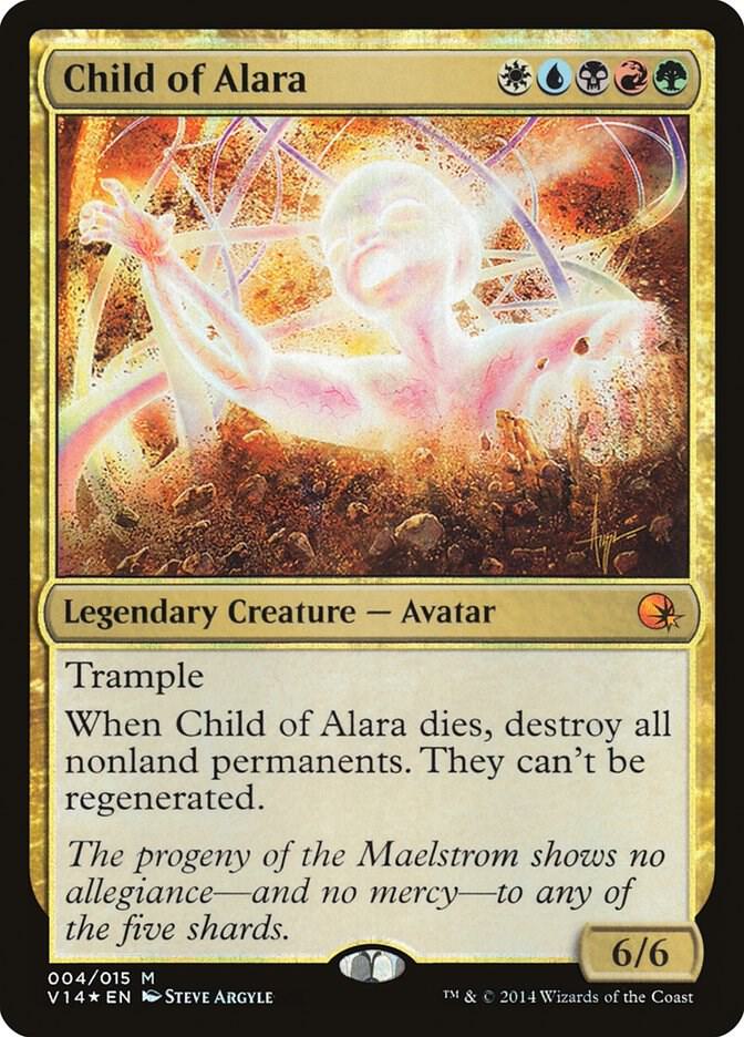 Child of Alara 4 card from From the Vault: Annihilation