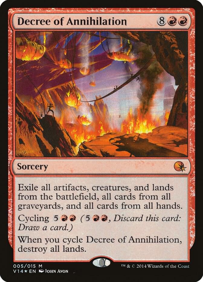 Decree of Annihilation 5 card from From the Vault: Annihilation