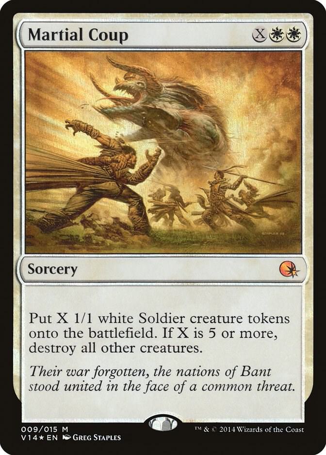 Martial Coup 9 card from From the Vault: Annihilation