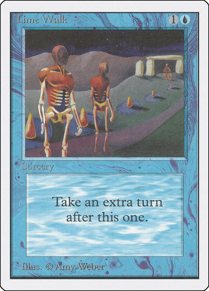 Time Walk card from Unlimited Edition