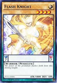 Flash Knight DUEA-EN001 card from Duelist Alliance