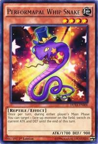 Performapal Whip Snake DUEA-EN006 card from Duelist Alliance