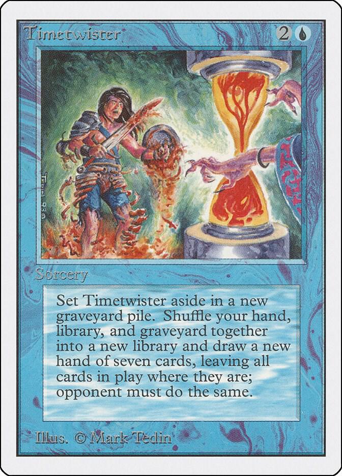 Timetwister card from Unlimited Edition