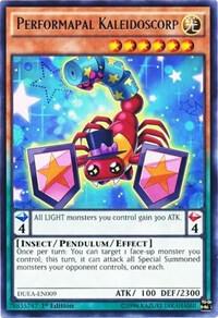 Performapal Kaleidoscorp DUEA-EN009 card from Duelist Alliance
