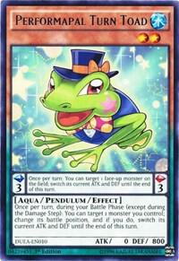 Performapal Turn Toad DUEA-EN010 card from Duelist Alliance