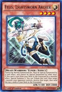 Felis, Lightsworn Archer DUEA-EN095 card from Duelist Alliance