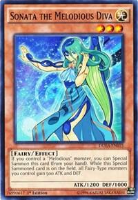 Sonata the Melodious Diva DUEA-EN015 card from Duelist Alliance