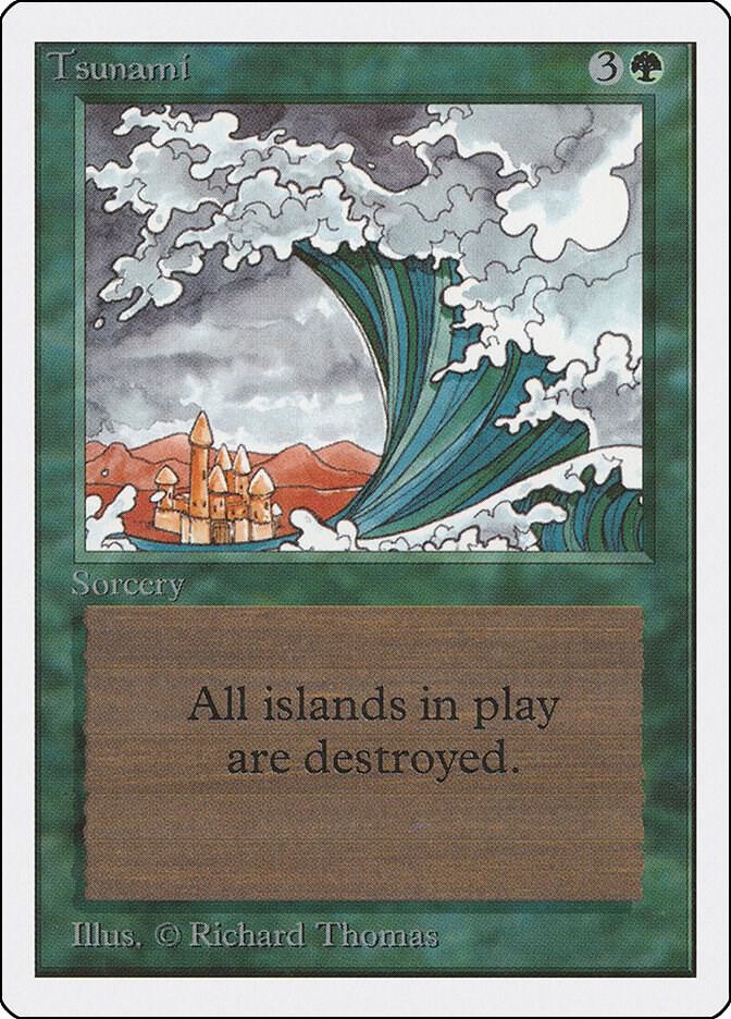 Tsunami card from Unlimited Edition