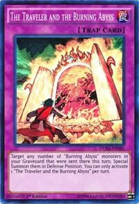 The Traveler and the Burning Abyss DUEA-EN086 card from Duelist Alliance