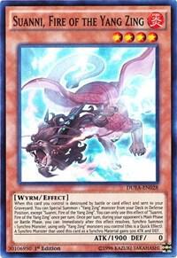 Suanni, Fire of the Yang Zing DUEA-EN028 card from Duelist Alliance