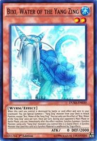 Bixi, Water of the Yang Zing DUEA-EN030 card from Duelist Alliance
