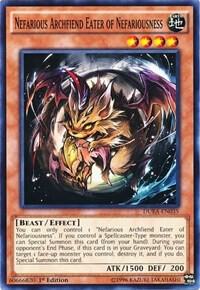 Nefarious Archfiend Eater of Nefariousness DUEA-EN035 card from Duelist Alliance