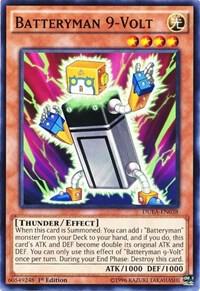 Batteryman 9-Volt DUEA-EN038 card from Duelist Alliance
