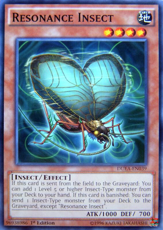 Resonance Insect DUEA-EN039 card from Duelist Alliance