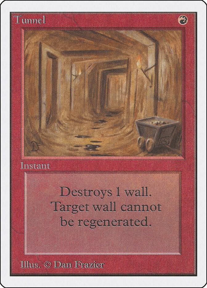 Tunnel card from Unlimited Edition