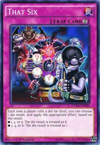 That Six DUEA-EN080 card from Duelist Alliance