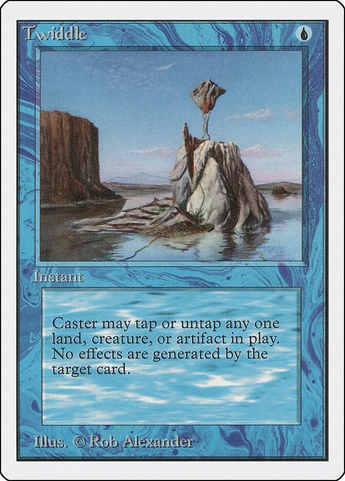 Twiddle card from Unlimited Edition
